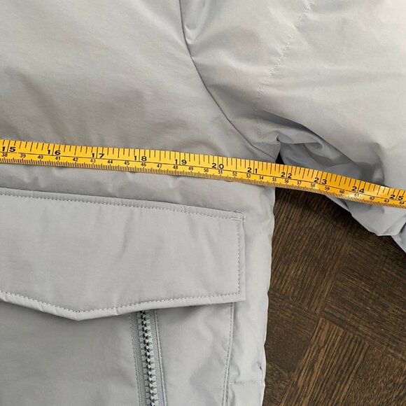 NWOT - Lole Kylee Water Repellent Puffer Jacket In Fog Blue - - Picture 13 of 15